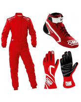 Limited Edition Red OMP full set Karting suit