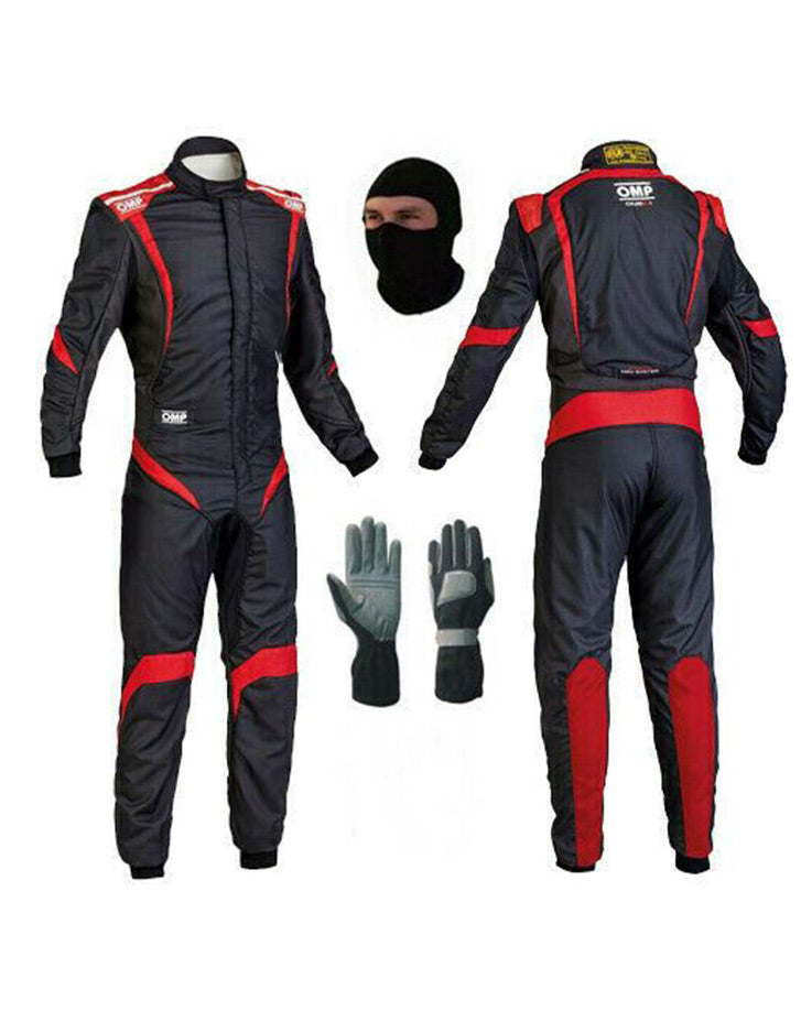 Black & Red Limited Edition OMP Karting Suit