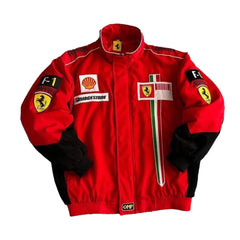 Ferrari Racing Printing & Embroidery Jacket – Signature Edition