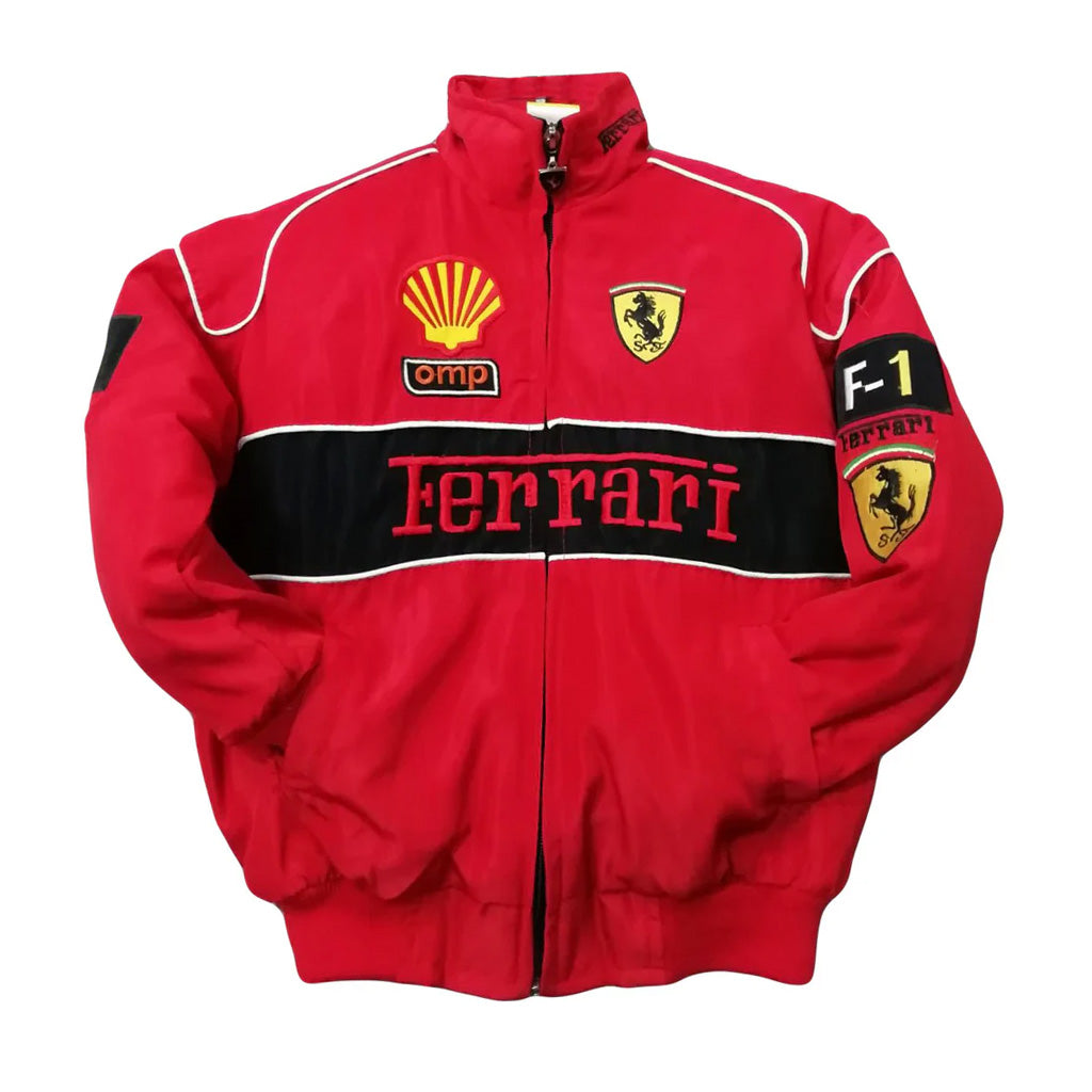 Ferrari Style Embroidery Jacket – Track Edition