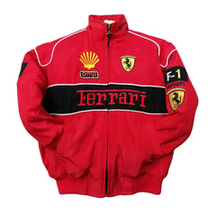 Ferrari Style Embroidery Jacket – Track Edition